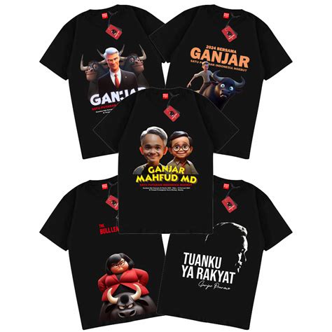 Jual Kaos Baju Relawan Sahabat Ganjar Pranowo Seri Capres Ri Pdip