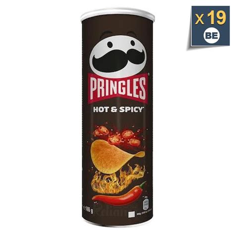 Pringles Hot Spicy 19x165g Découvrez la saveur intense