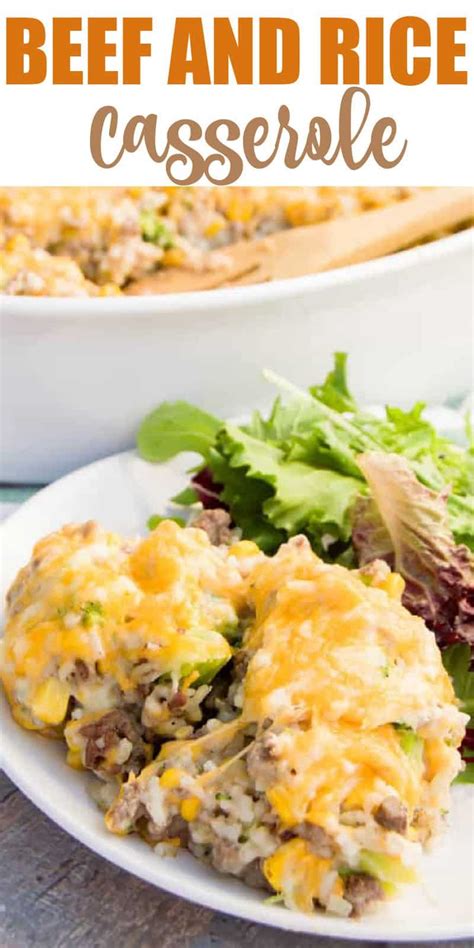 Cheesy Ranch Ground Beef And Rice Casserole Artofit