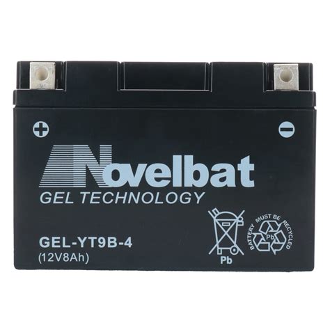 Novelbat Gel Motorrad Batterie Yt B V Ah A En Gel Yt B Ct B