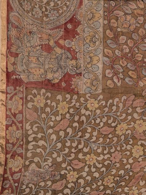 Hastlekh Pen Kalamkari Saree 08 Shop Online For Best Womens Clothing