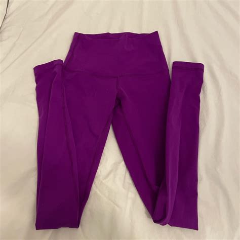 Lululemon Womens Purple Leggings Depop