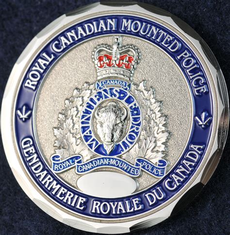 Rcmp E Division Tactical Troop Silver And Green Challengecoinsca