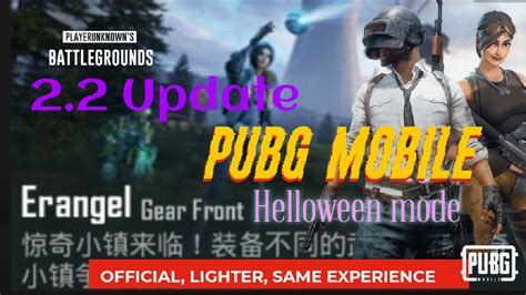 Helloween Update 2 2 Pubgmobile Bgmi Helloween Update2 2