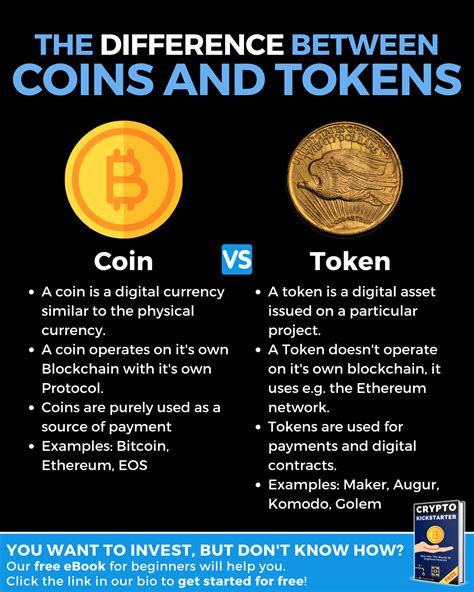 Coins Vs Tokens Do You Know The Difference 😎 Investing