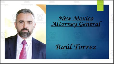 Attorney General Ra L Torrez Nm Bio Ppt By Teach Simple