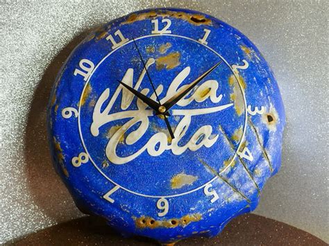 Nuka Cola Bottle Cap Clock Fallout D Printed Etsy