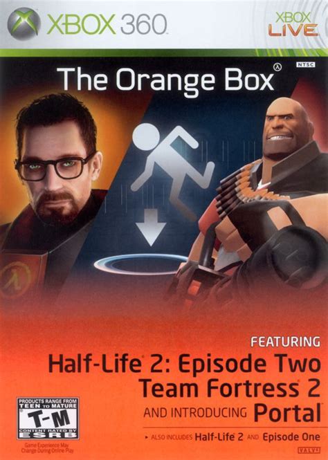 The Orange Box (2007) Xbox 360 box cover art - MobyGames