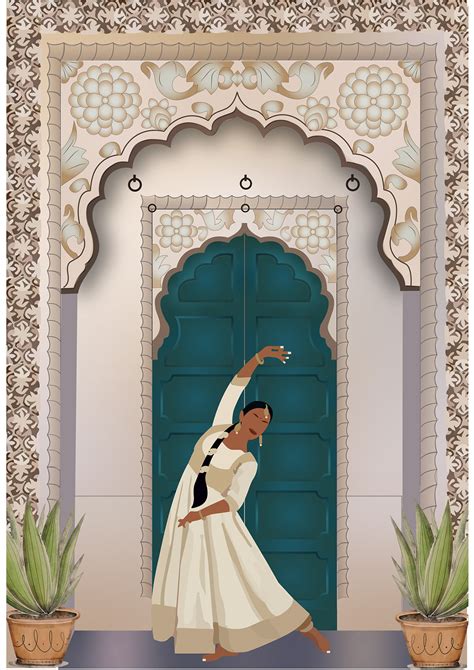 kathak illustration :: Behance