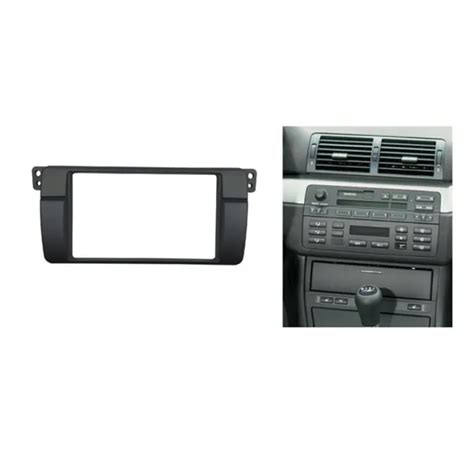 TABLEAU DE BORD couverture auto 2 din radio fascia double pour 3 séries