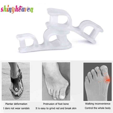 Shinyheaven Sg Pair Toe Separator Bunion Hallux Valgus Orthosis