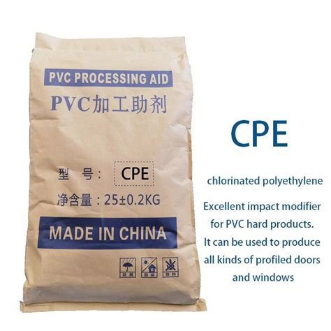 Chlorinated Polyethylene Cpe For Pvc Profile Cpe Manufacturers Factory