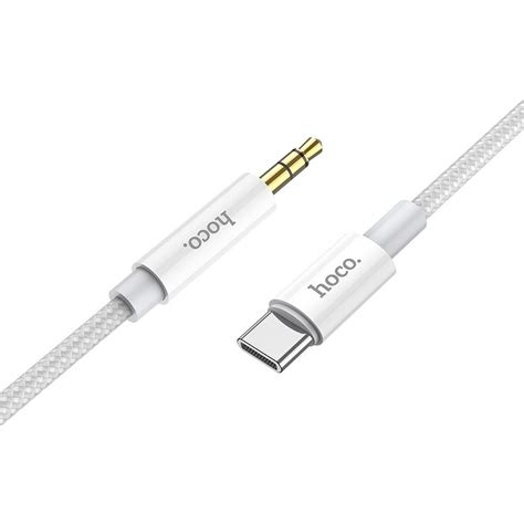 Hoco Kabel Aux Audio Jack Mm Do Typ C Upa M Srebrny Partner