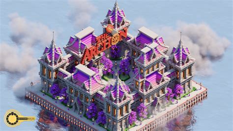 Purple Faction Spawn Minecraft Build Minecraft Castle Minecraft Room Minecraft