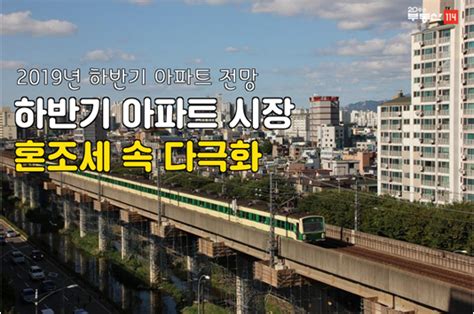 부동산114 2019년 하반기 전망 아파트 하반기 아파트 시장 혼조세 속 다극화