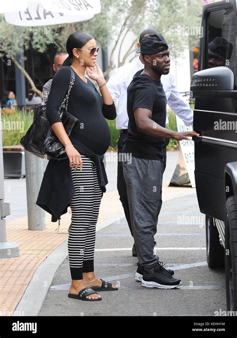 Kevin Hart and pregnant wife Eniko Hart seem to be on good terms as the ...