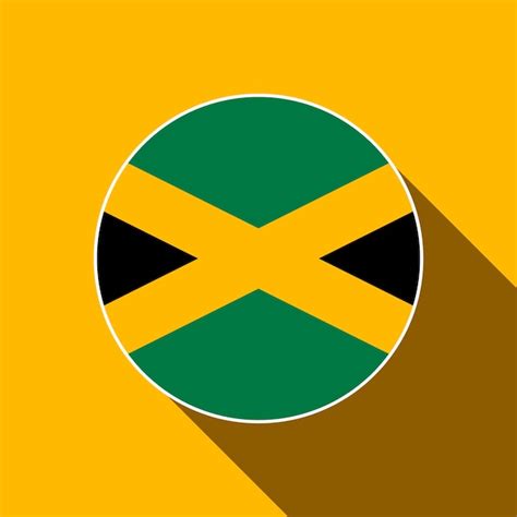 Premium Vector Country Jamaica Jamaica Flag Vector Illustration