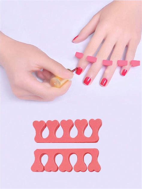 Pairs Of Nail Polish Separators Soft Sponge Material Finger And Toe