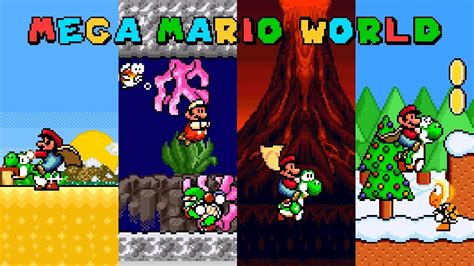 Mega Mario World Super Mario World Rom Hack スーパーマリオワールド Longplay