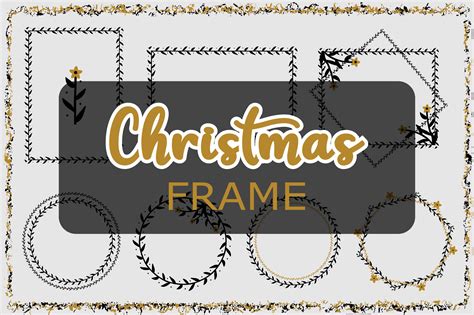 Christmas Frame and Borders Clipart Graphic by OVOYA's GALLERY ...