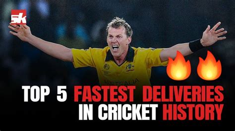 Top 5 Fastest Deliveries In Cricket History 1613 Kmph Cricket