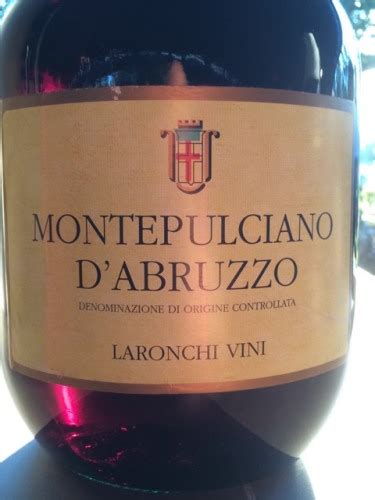 Laronchi Vini Montepulciano D Abruzzo Vivino Us