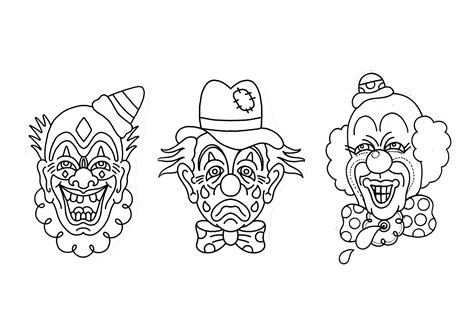 clown tattoo on face 4