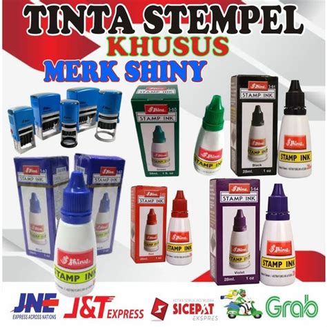 Jual Tinta Shiny Tinta Isi Ulang Refill Khusus Segala Macam Stempel