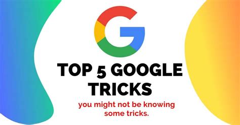 Top 5 Google Tricks Foxxy