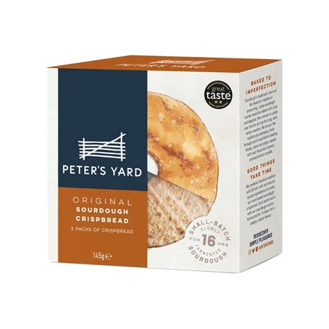 Peter S Yard Original Sourdough Crispbread 8x145g Auguste Noel Ltd