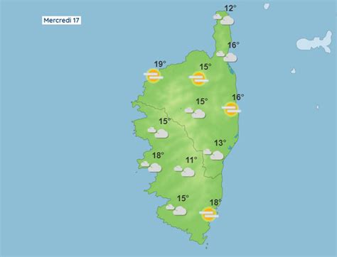 M T O Pour Ce Mercredi Janvier En Corse