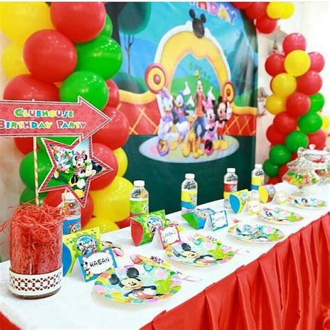 Mickey Mouse Clubhouse Party Decoration Ideas Leadersrooms