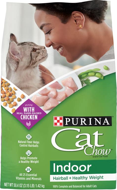 Purina Cat Chow Hairball Healthy Weight Indoor Natural