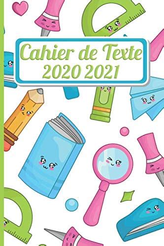 Cahier de texte 2020 2021 Cahier de texte Scolaire Garçon Fille