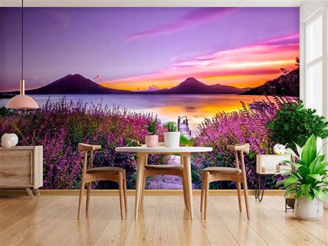 Wall Mural Photo Wallpaper Flower Sky And Plant Nr U03329 Uwalls