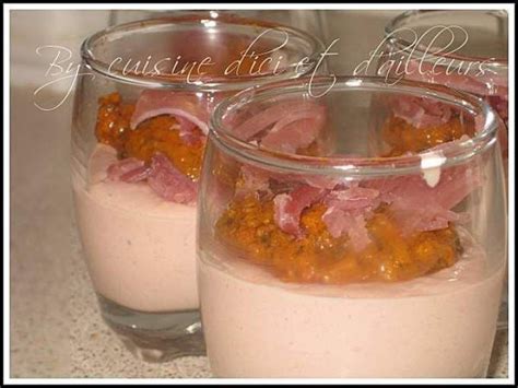 Verrine De Mousse De Jambon Et Pesto Rosso Recette Ptitchef Recette