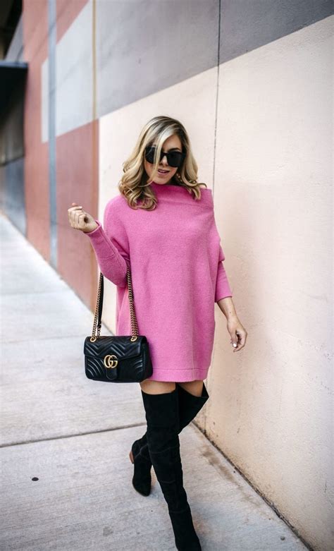 The Girly Oversized Slouchy Sweater Dress Sweater Dress Oversized Pink Oversized Sweater