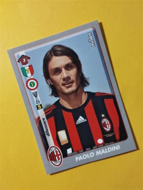 FIGURINA CALCIATORI PANINI Album 2008 2009 PAOLO MALDINI Milan 267