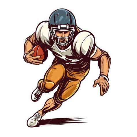 Premium Photo Minimalist Cartoon Football Clip Art Playful Passing Ball Illustration With