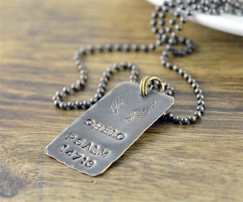 Mens T Memorial Necklace Sympathy T Remembrance