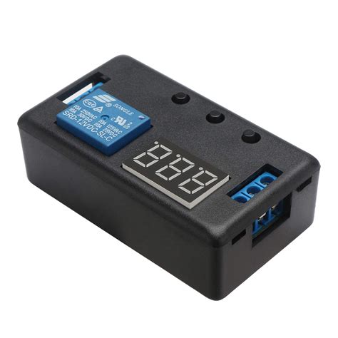 12 Volt Timer Relay DROK 0 1s To 999min 50mA 4 Mode On Off Automotive