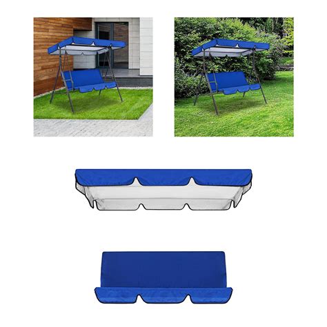 Patio Swing Canopy Replacement, 3 Seater Garden Swing Seat Canopy Cover