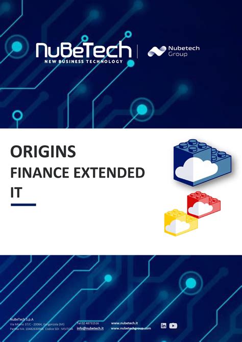 Documentation Origins Finance Extended IT - NuBeTech S.p.a.