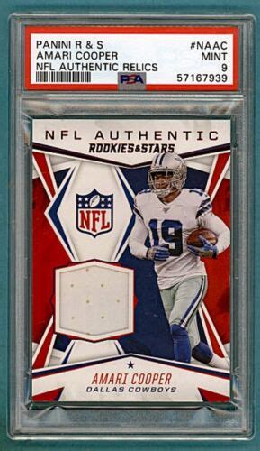 Panini Rookies Stars Relics Amari Cooper Game Used Jersey Naac