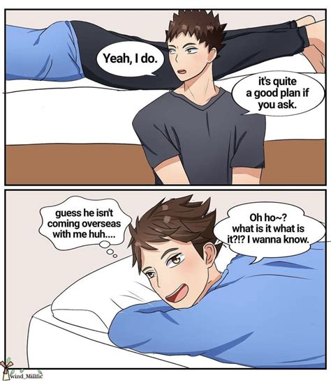 Oikawa X Iwaizumi Haikyuu Bokuto Iwaoi Bokuaka Haikyuu Manga