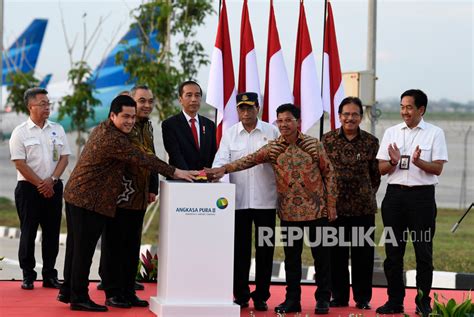 Jokowi Resmikan Landasan Pacu Tiga Bandara Soekarno Hatta Republika