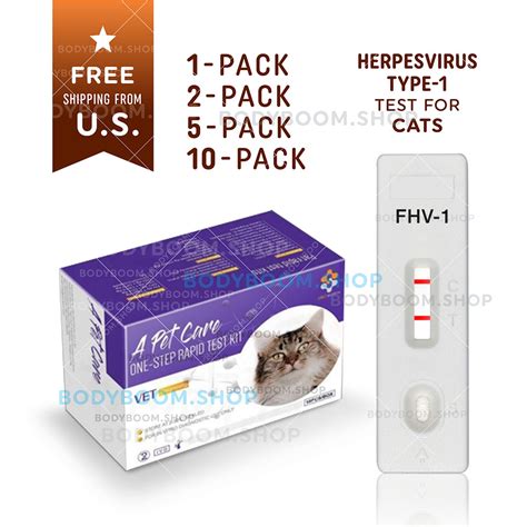 Feline Herpesvirus Test For Cats Type 1 Herpes Rapid Home Test