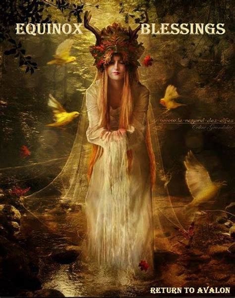 Autumn Equinox Fall Harvest Happy Mabon Blessings Dee Mitologia