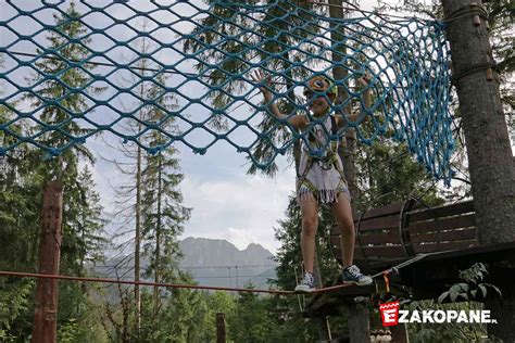 Gugu Park Linowy atrakcje Pod Skocznią w Zakopanem ezakopane pl