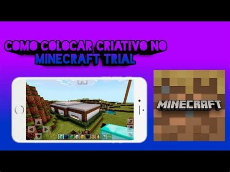 COMO COLOCAR CRIATIVO NO MINECRAFT TRIAL COISAS NOVAS SEM MODS